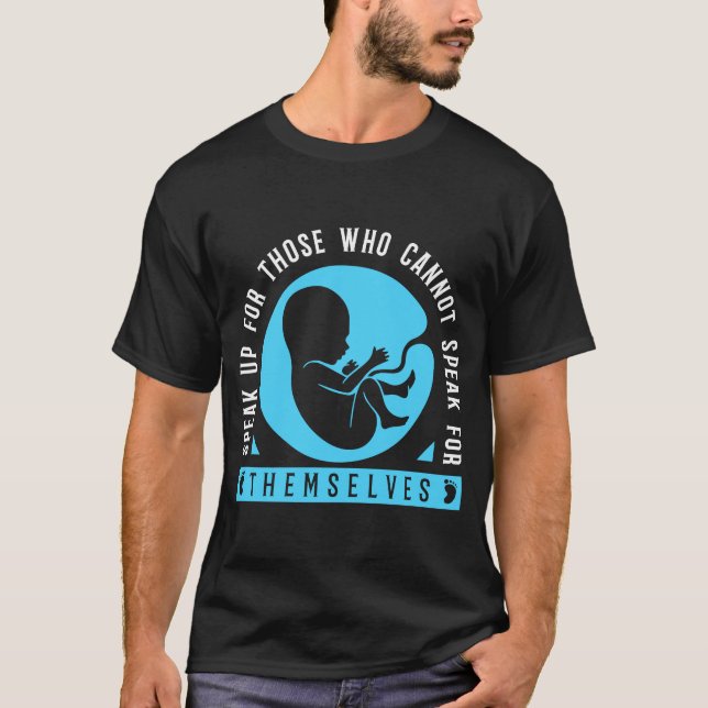 Camiseta Pro Life Unborn Anti Aborto (Anverso)
