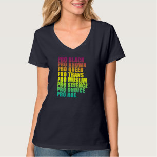 Camiseta PRO Negro, PRO Brown, PRO Queer, PRO Trans, PRO Ch