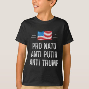 Camiseta Pro OTAN - Anti Putin - Anti Trump - Estilo Retro 