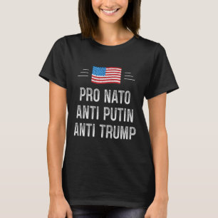 Camiseta Pro OTAN - Anti Putin - Anti Trump - Estilo Retro
