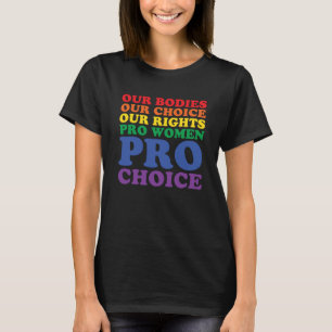 Camiseta Pro Roe 1973 Pro Elecciones Derechos de la Mujer P