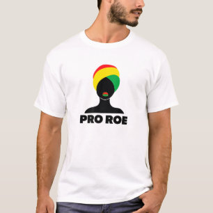 Camiseta Pro Roe Afro Messy Bun Derechos Africano Americano