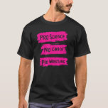 Camiseta Pro Science Pro Choice Pro Lucha 1<br><div class="desc">Pro Science Pro Choice Pro Lucha 1.</div>