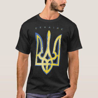 Camiseta Pro Ukraine Support Flag Symbol Ukrainian Trident 