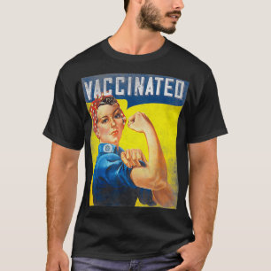 Camiseta Pro Vaccine, I Got Vaccinated, Want a hug Rosie Th