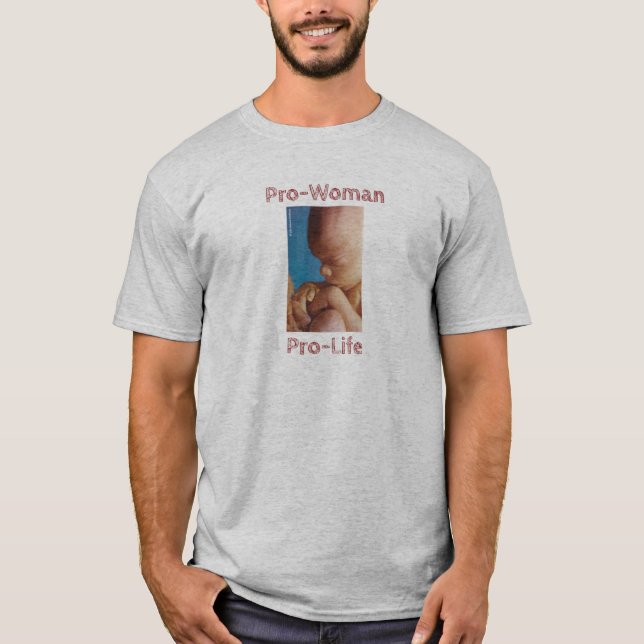 Camiseta Pro-vida de la mujer (Anverso)