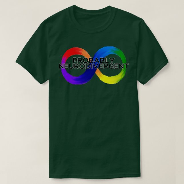 Camiseta Probablemente neurodivergente (Diseño del anverso)