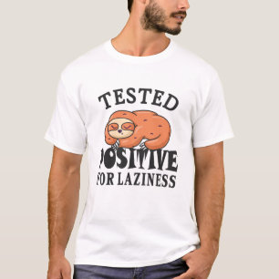 Camiseta Probado positivo para pereza Sloth
