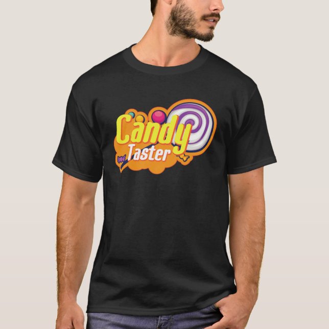 Camiseta Probador de dulces de Halloween inspector de dulce (Anverso)