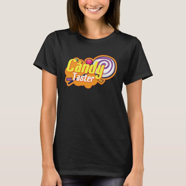 Camiseta Probador de dulces de Halloween inspector de dulce (Anverso)