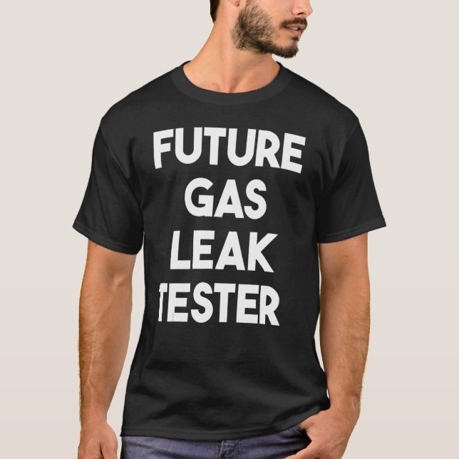 Camiseta Probador de fugas de gas futuro (Anverso)