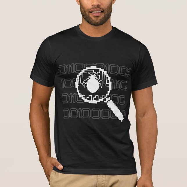 Camiseta Probador de la penetración (binario y insecto (Anverso)