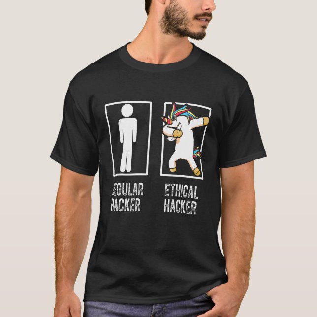 Camiseta Probador de plumas de TI de seguridad cibernética  (Anverso)