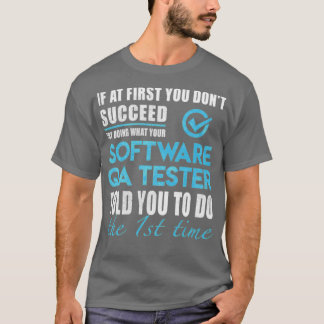 Camiseta probador de software qa