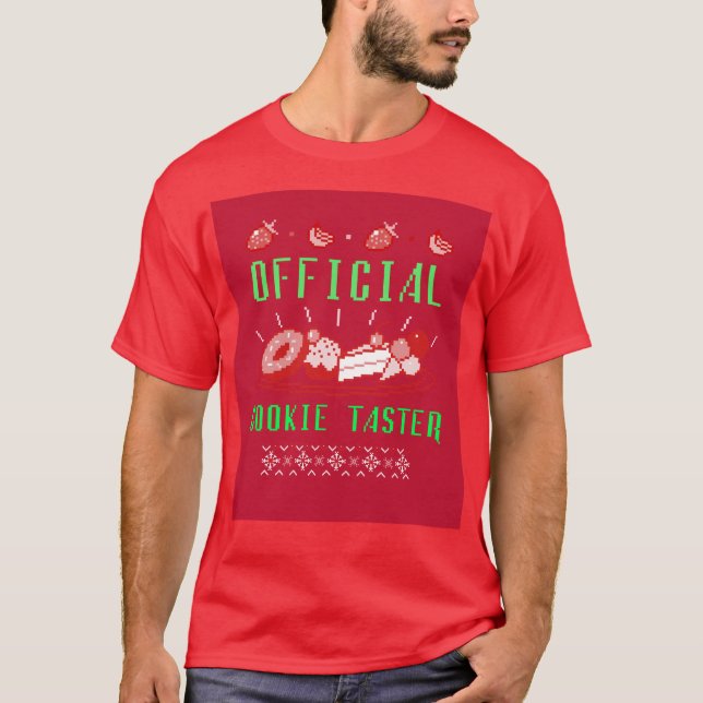 Camiseta Probador oficial de galletas (Anverso)