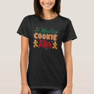 Camiseta Probador Oficial de Galletas Equipo de Repostería