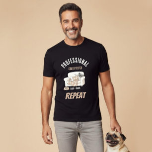 Camiseta Probador Profesional de Sofás – Colección Cozy Paw