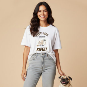 Camiseta Probador Profesional de Sofás – Colección Cozy Paw