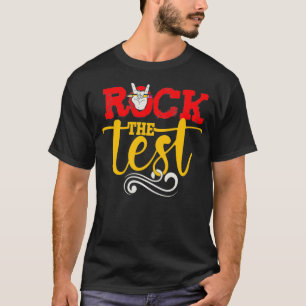 Camiseta Probar el día de sudoración Roca del día de prueba