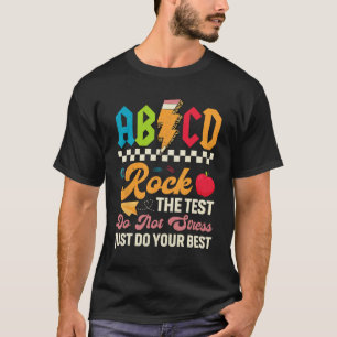 Camiseta Probar El Rock Abcd El Día De Prueba Estudiantes