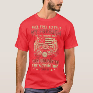 Camiseta Probar mis derechos (2ª enmienda) Derechos de pist