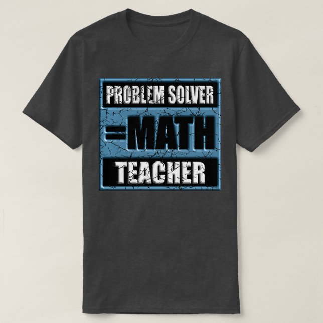CAMISETA PROBLEM SOLVER MATEMÁTICA 68 (Diseño del anverso)