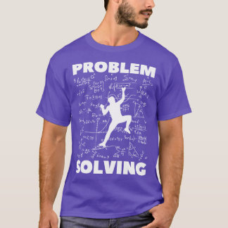 Camiseta Problem Solving Rock Climbing Bouldering vintage f