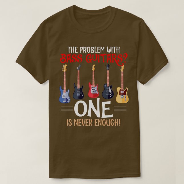 Camiseta Problema con los guitarras burdos del guitarista b (Diseño del anverso)