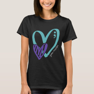 Camiseta Problema Concienciación sobre la prevención del su
