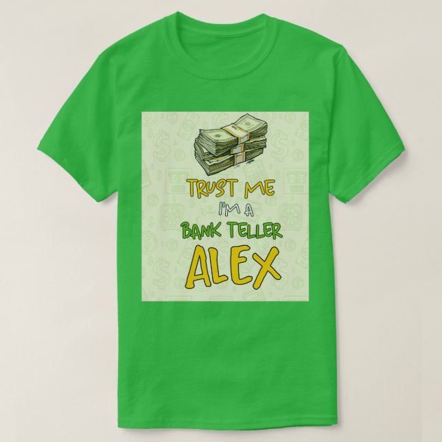 Camiseta Problema de cajero bancario Créeme Dólar (Diseño del anverso)