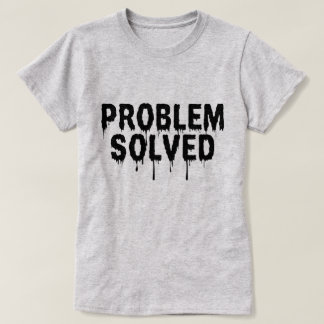 Camiseta Problema de ebullición Impresión Minimalista en ne