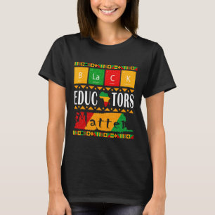 Camiseta Problema de educadores negros Mes de la historia n