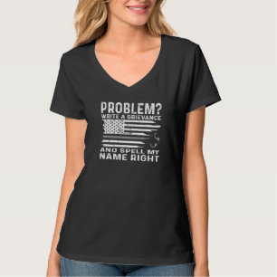 Camiseta Problema De Funcionario Correccional Divertido Esc