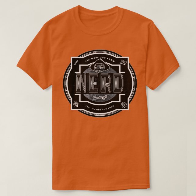 Camiseta Problema del nerd (Diseño del anverso)
