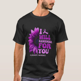 Camiseta Problema Heimer Púrpura Conciencia de Heimer 2 