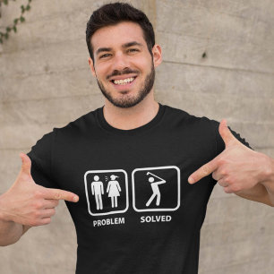 Camiseta Problema Resuelto al Golf