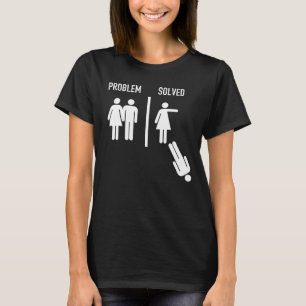 Camiseta Problema resuelto - Matrimonio gracioso versus div