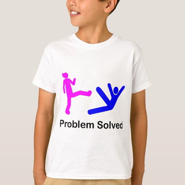 Camiseta Problema solucionado (Anverso)