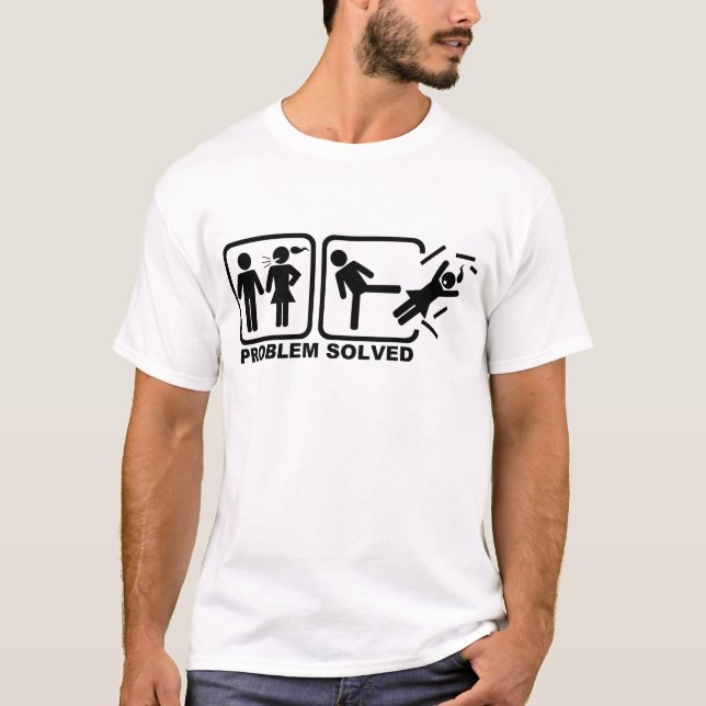 Camiseta Problema solucionado (Anverso)