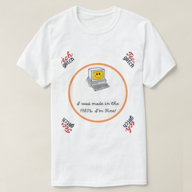 Camiseta Problema técnico de computadora (Diseño del anverso)