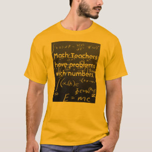 Camiseta Problemas con números
