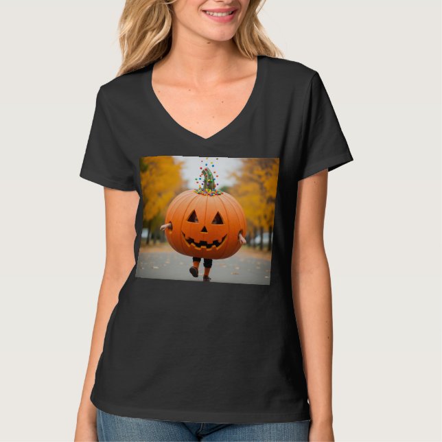 Camiseta ¡Problemas de calabaza! (Anverso)