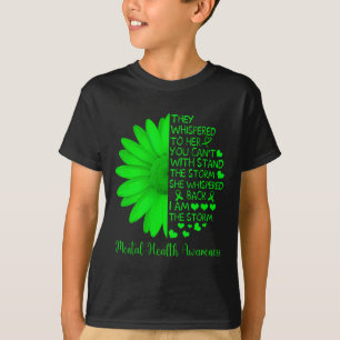 Camiseta Problemas de Conciencia de Salud Mental Girasol So