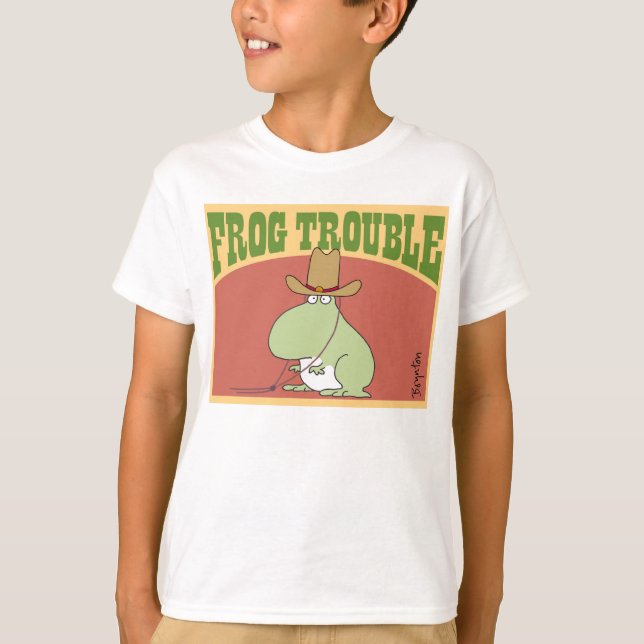 Camiseta PROBLEMAS DE FROG por Sandra Boynton Official Appa (Anverso)