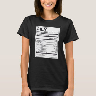 Camiseta Problemas de información nutricional de Lily, Solu