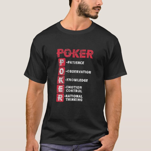 Camiseta Problemas de juegos de azar de casino en definició (Anverso)