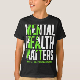 Camiseta Problemas de salud Concienciación sobre salud ment