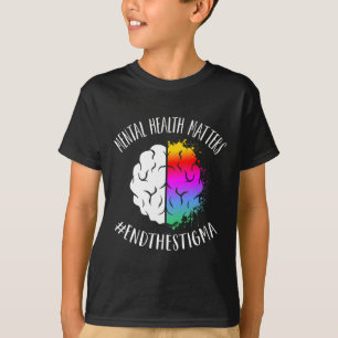Camiseta Problemas de salud mental Feliz fin a Conciencia s