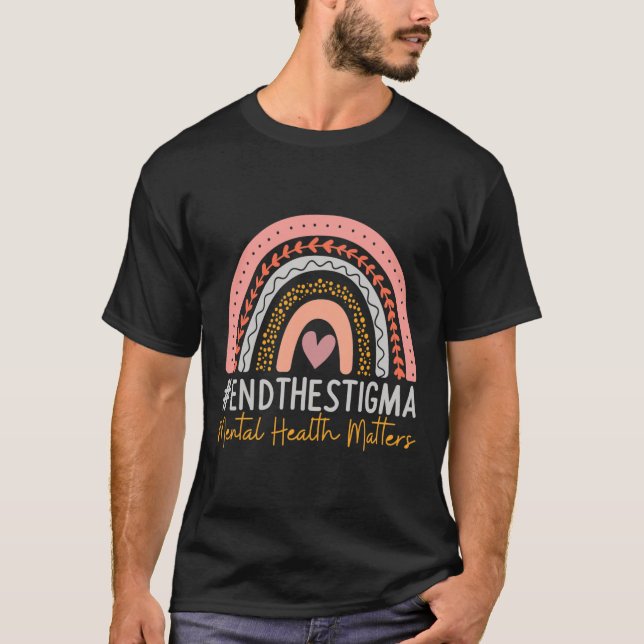 Camiseta Problemas de salud mental terminan con el boho arc (Anverso)