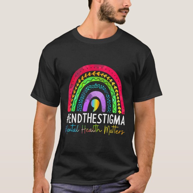 Camiseta Problemas de salud mental terminan con el boho arc (Anverso)